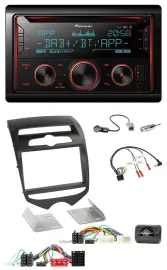 Pioneer 2DIN DAB Lenkrad Bluetooth USB CD Autoradio für Hyundai ix20 ab 2010 man