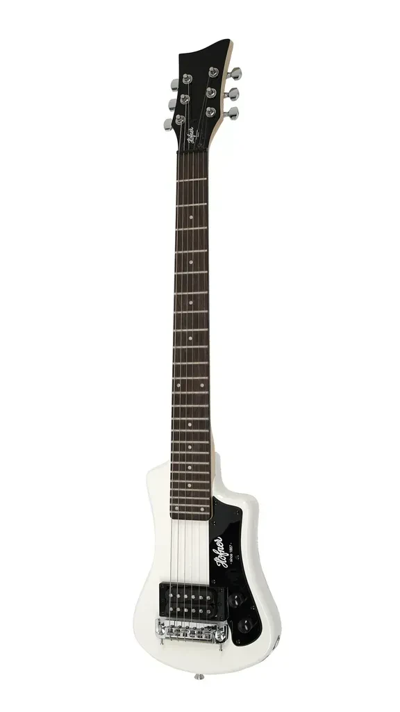 Электрогитара Hofner Shorty Signal White с чехлом