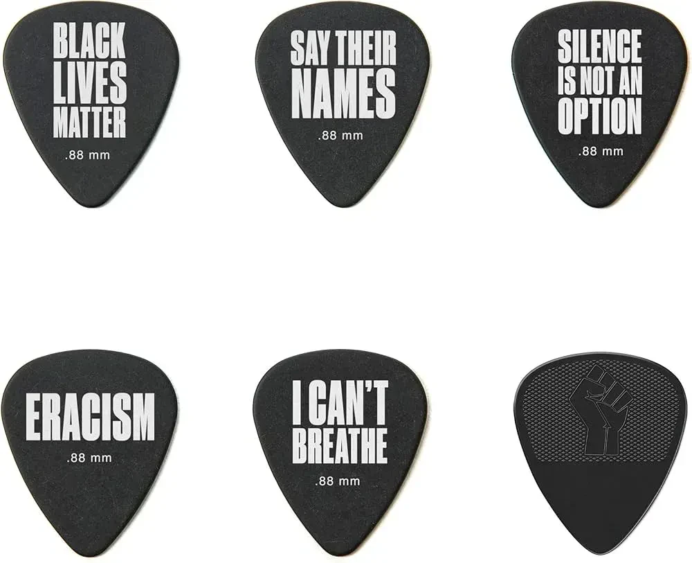 Медиаторы Dunlop BLMT03 Black Lives Matter 0.88 (6 штук)