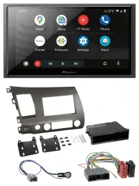 Pioneer USB 2DIN DAB MP3 Bluetooth Autoradio für Honda Civic Hybrid FD3 06-10 an