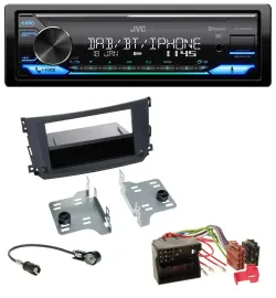 JVC Bluetooth DAB USB MP3 Autoradio für Smart ForTwo (451, 2010-2015)