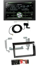 Автомагнитола Pioneer 2DIN CD/USB/MP3, Bluetooth, DAB для Fiat Ducato/Peugeot Boxer