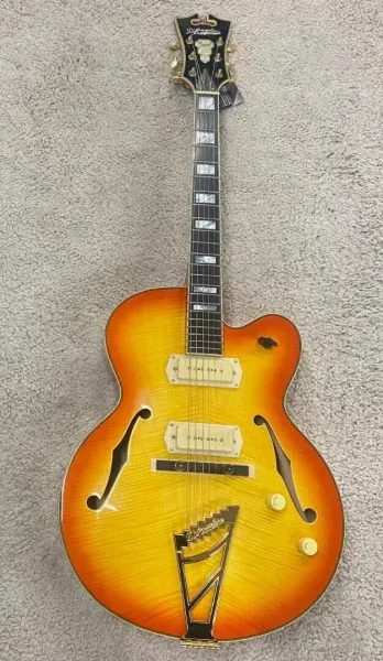 Электрогитара полуакустическая D'Angelico Excel 59 Sunburst с кейсом