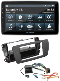 Blaupunkt USB DAB SD MP3 Bluetooth Autoradio für Seat Ibiza (ab 12) - tuam grey