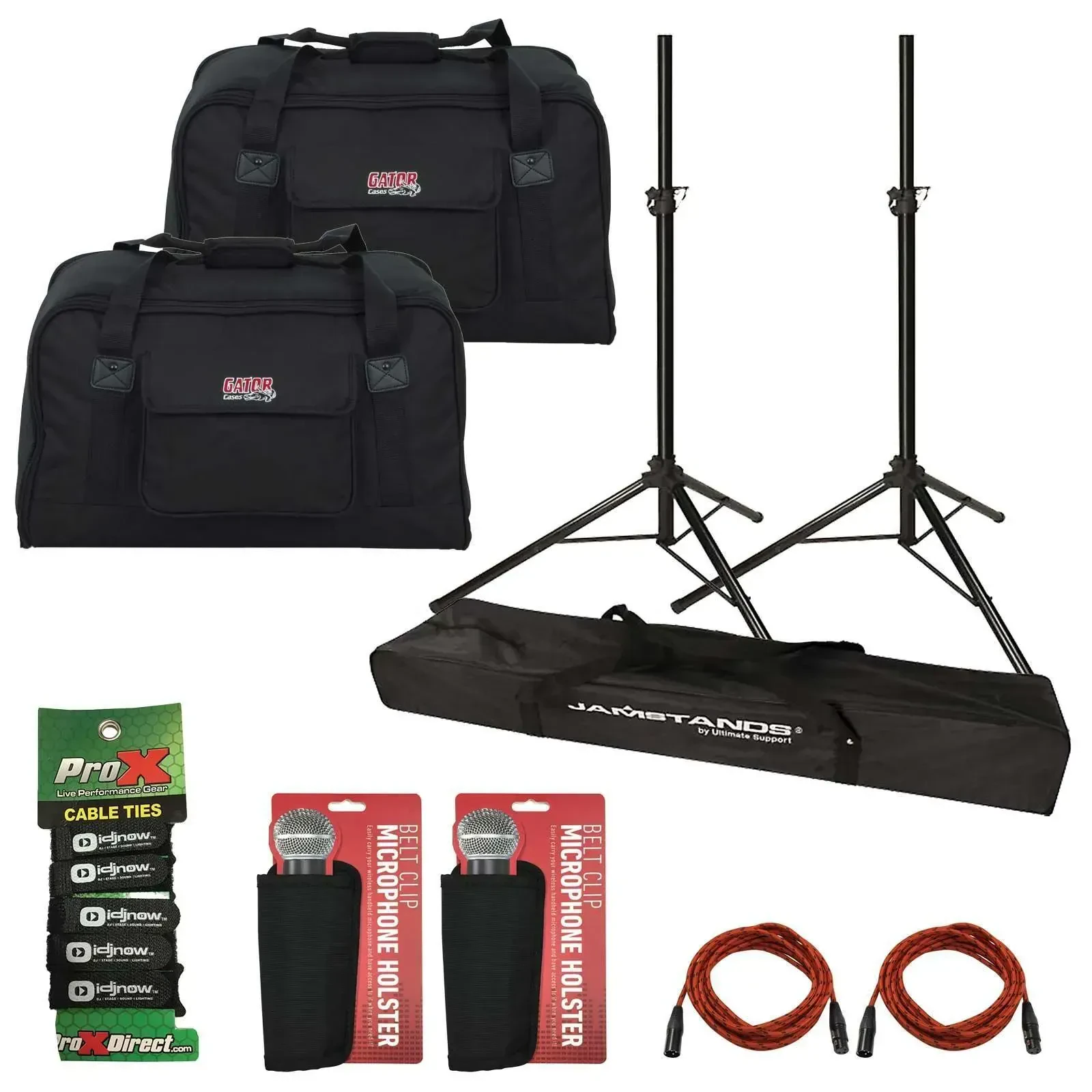 Чехол для акустической системы Gator GPA-TOTE10 10" (набор, пара) с аксессуарами