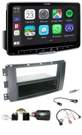 Автомагнитола Alpine Bluetooth USB DAB для Smart ForFour 2004–2006 черная