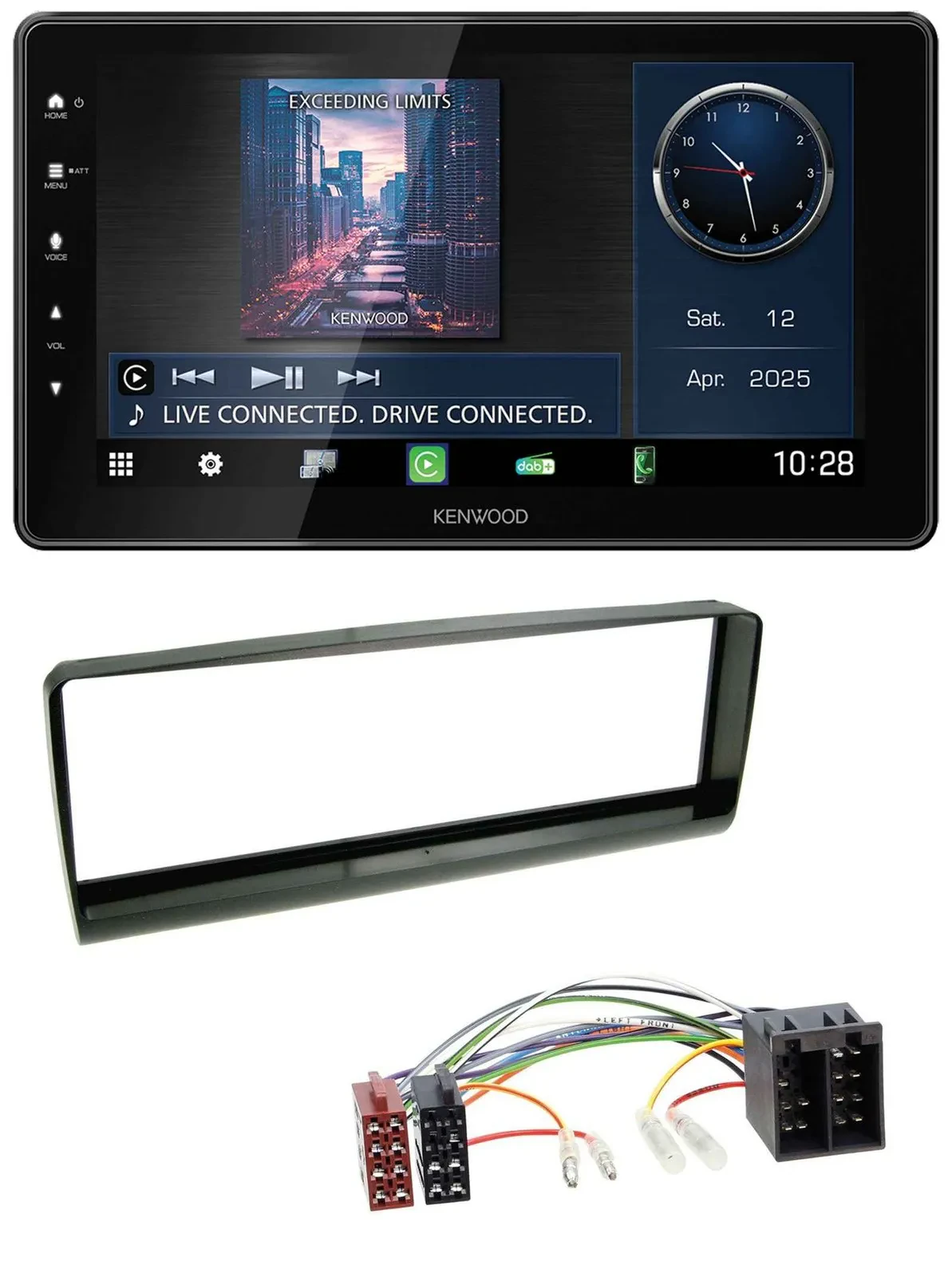 Kenwood MP3 Bluetooth USB DAB Autoradio für Alfa Romeo 156 (1997-2001)