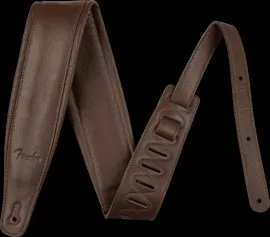 Fender 3.5"Premium Leather Adjustable Guitar Strap, Brown #0990622103