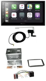 Автомагнитола Pioneer 2 DIN USB MP3 Bluetooth DAB для Kia Ceed 2001–2009 / proCeed 2008–2011