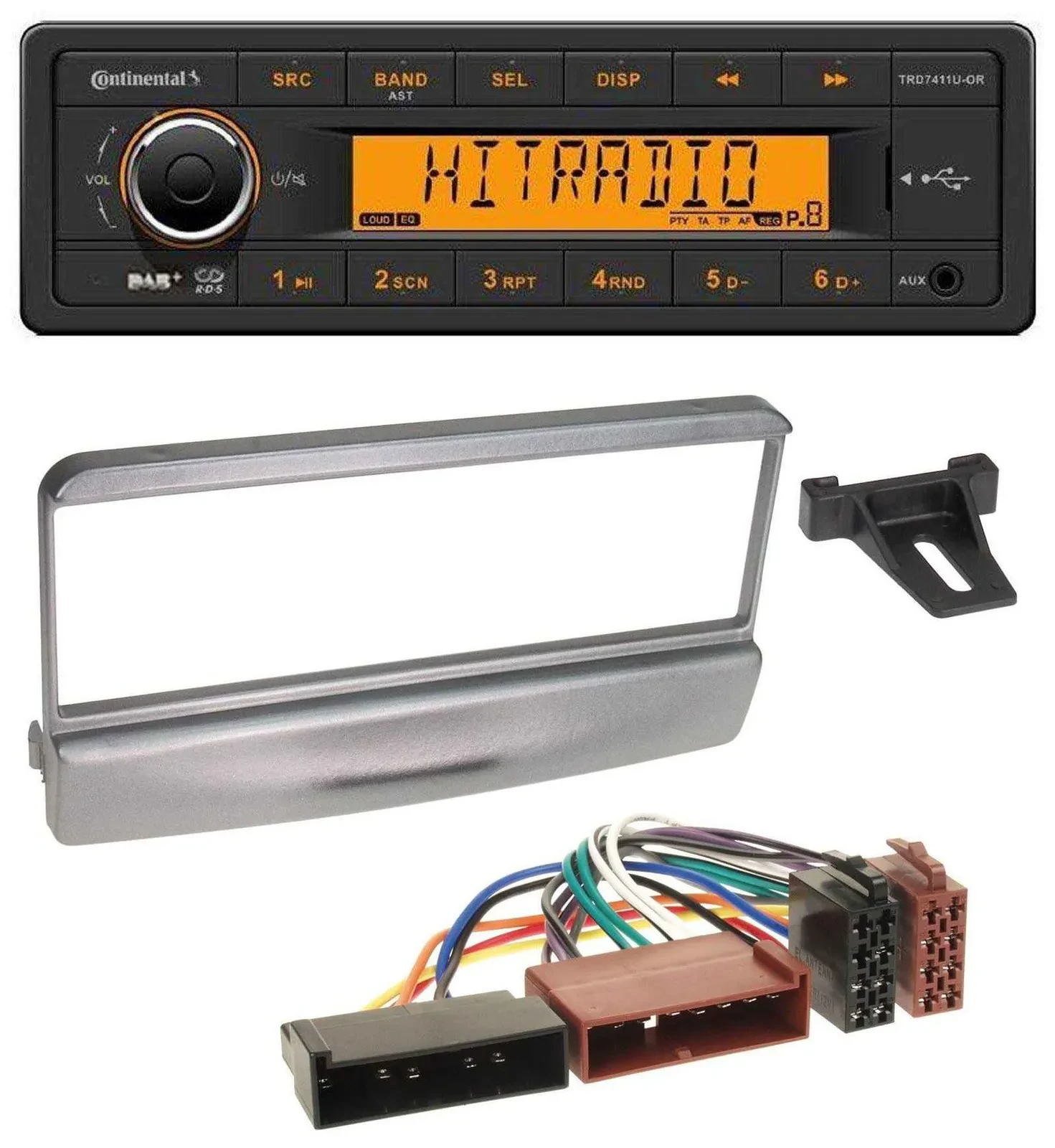 Continental 1DIN DAB MP3 AUX USB Autoradio für Ford Cougar Fiesta Escort Focus 9