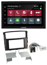 Blaupunkt DAB Bluetooth USB MP3 2DIN Autoradio für Mitsubishi Pajero Shogun ab 1