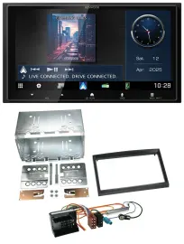 Kenwood Bluetooth 2DIN USB DAB MP3 Autoradio für Peugeot Expert 207 307 Partner