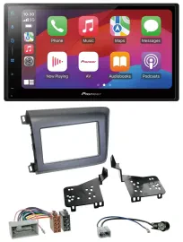 Автомагнитола для Honda Civic (US) Pioneer 2 DIN, DAB, USB, MP3, Bluetooth