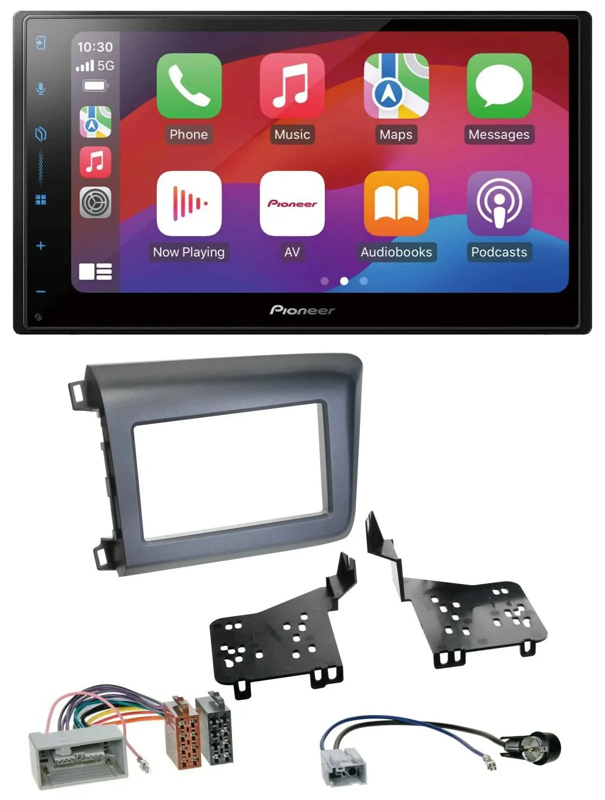 Автомагнитола для Honda Civic (US) Pioneer 2 DIN, DAB, USB, MP3, Bluetooth