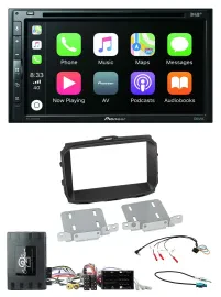 Автомагнитола Pioneer 2DIN, DVD, DAB, Bluetooth, USB для Alfa Romeo Giulietta с поддержкой управления на руле