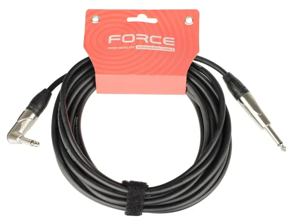 Инструментальный кабель Force FGC-09/6L Black 6 м