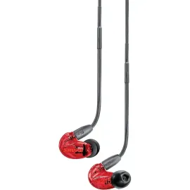 Shure SE215 Earphone, Red Red