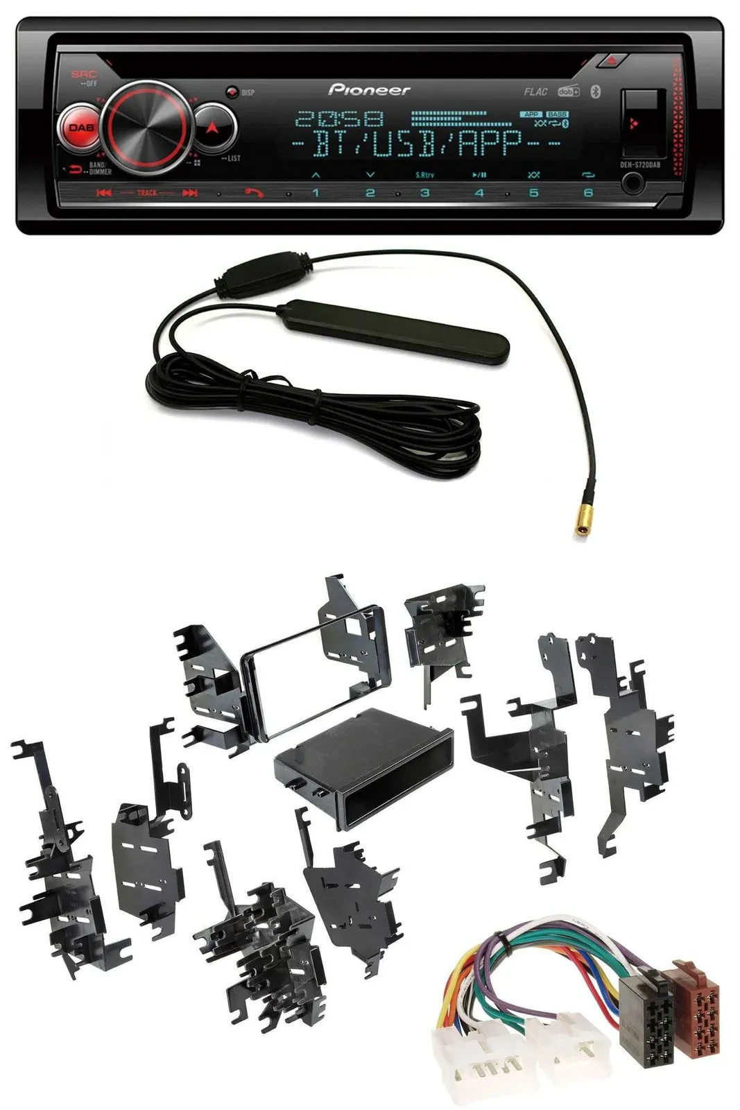 Pioneer USB DAB MP3 Bluetooth CD Autoradio für Toyota RAV-4 Celica MR2 Spyder bi