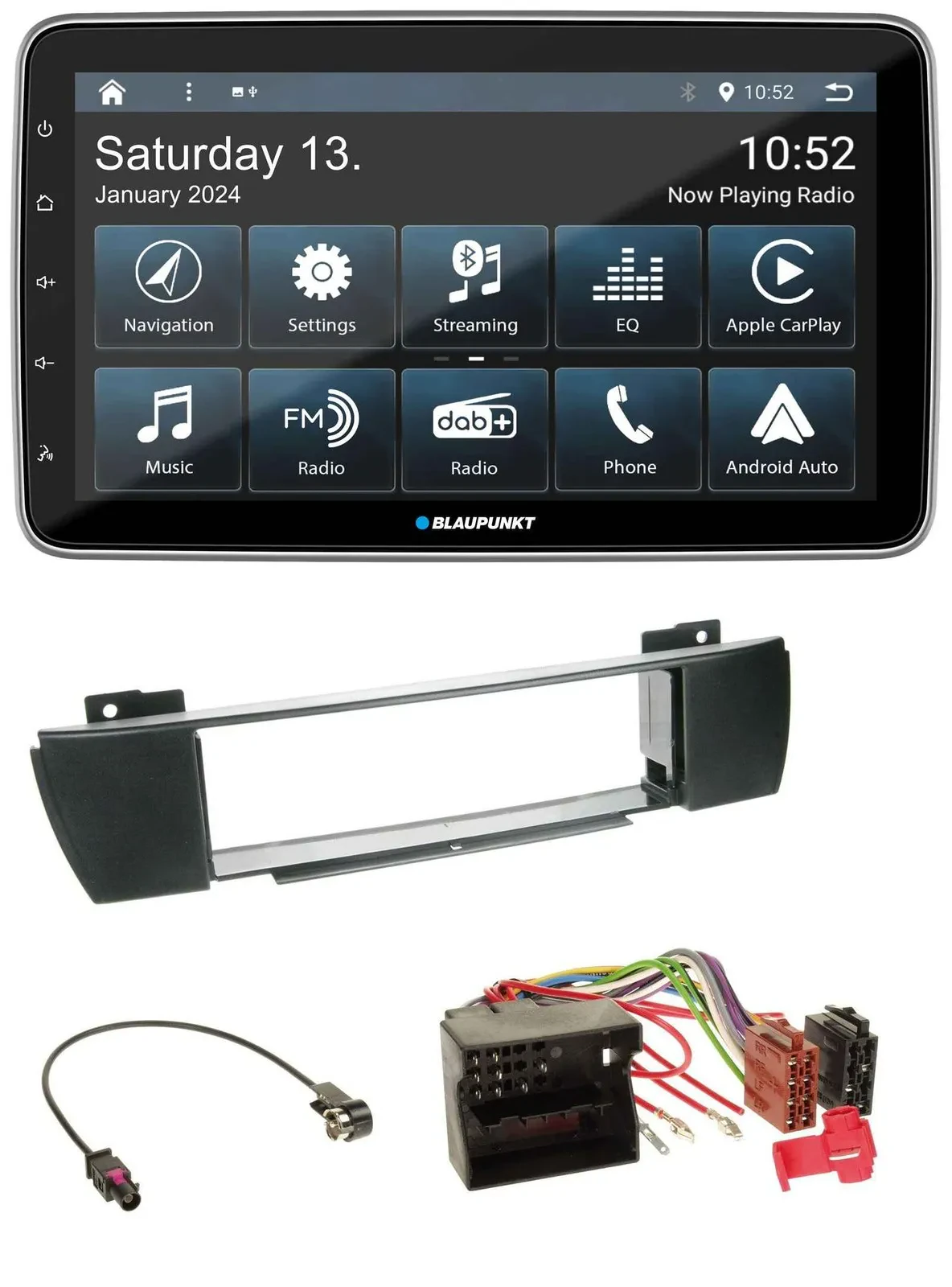 Blaupunkt USB DAB SD MP3 Bluetooth Autoradio für BMW X3 (bis 2007)