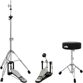 PDP by DW 700 Series 3Piece Drum Hardware Pack  Single Pedal