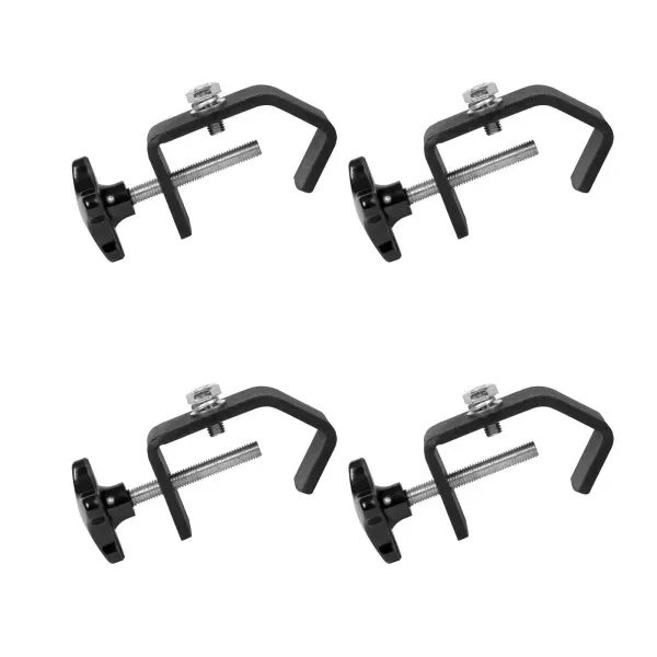 Universal Standard C Clamps Light Mounting Lighting Truss Mounts 4 Pack