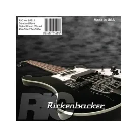 Rickenbacker 95511 Standard Nickel 4-String Bass Strings, 45-105 Long Scale