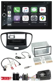 Blaupunkt USB DAB Bluetooth 2DIN TMC Lenkrad Navigation für Hyundai i10 2009-201