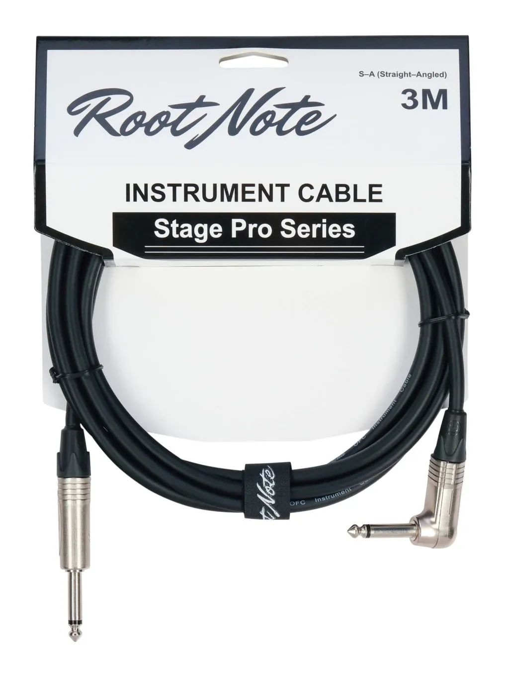 RN-IC-SA-3M-PRO Кабель инструментальный, прямой/угловой, 3м, Root Note