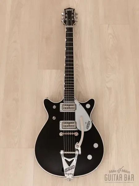 Электрогитара Gretsch Duo Jet G6128T-1962 Double Cutaway Black Japan 2005 w/ Case & Hangtags