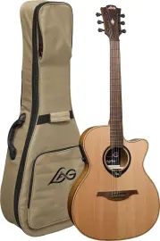 Электроакустическая гитара Lag Guitars HV10ACE Hyvibe 10 Auditorium с вырезом
