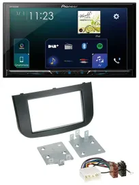 Pioneer MP3 Bluetooth USB 2DIN DAB Autoradio für Mitsubishi Colt 2008-2012