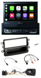 Pioneer DVD Bluetooth DAB USB Lenkrad Autoradio für Dacia ab 2012 schwarz