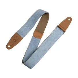 Ремень для гитары Levy's M7DM-LTB Denim Suede Light Blue Wash