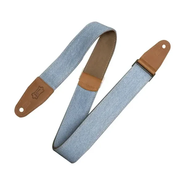 Ремень для гитары Levy's M7DM-LTB Denim Suede Light Blue Wash