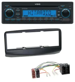 VDO AUX MP3 1DIN CD USB Autoradio für Fiat Multipla 186 Facelift 2006-2010