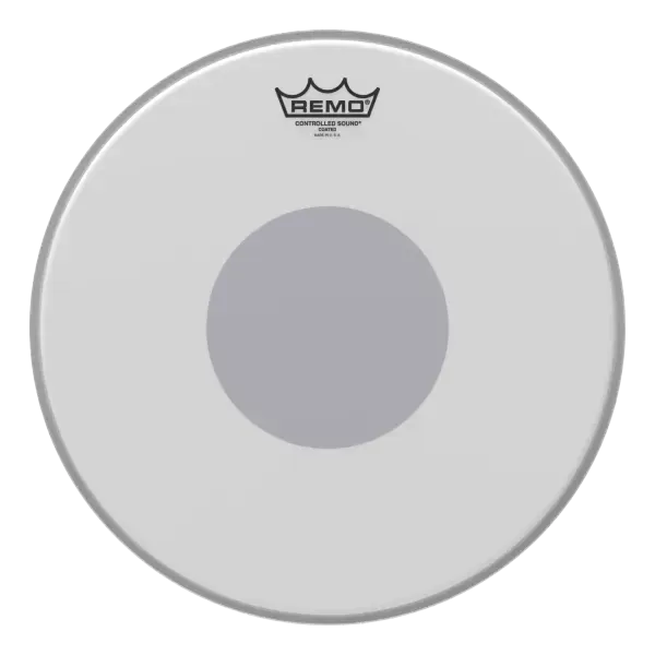 Пластик для барабана Remo 14" Controlled Sound Coated Black Dot