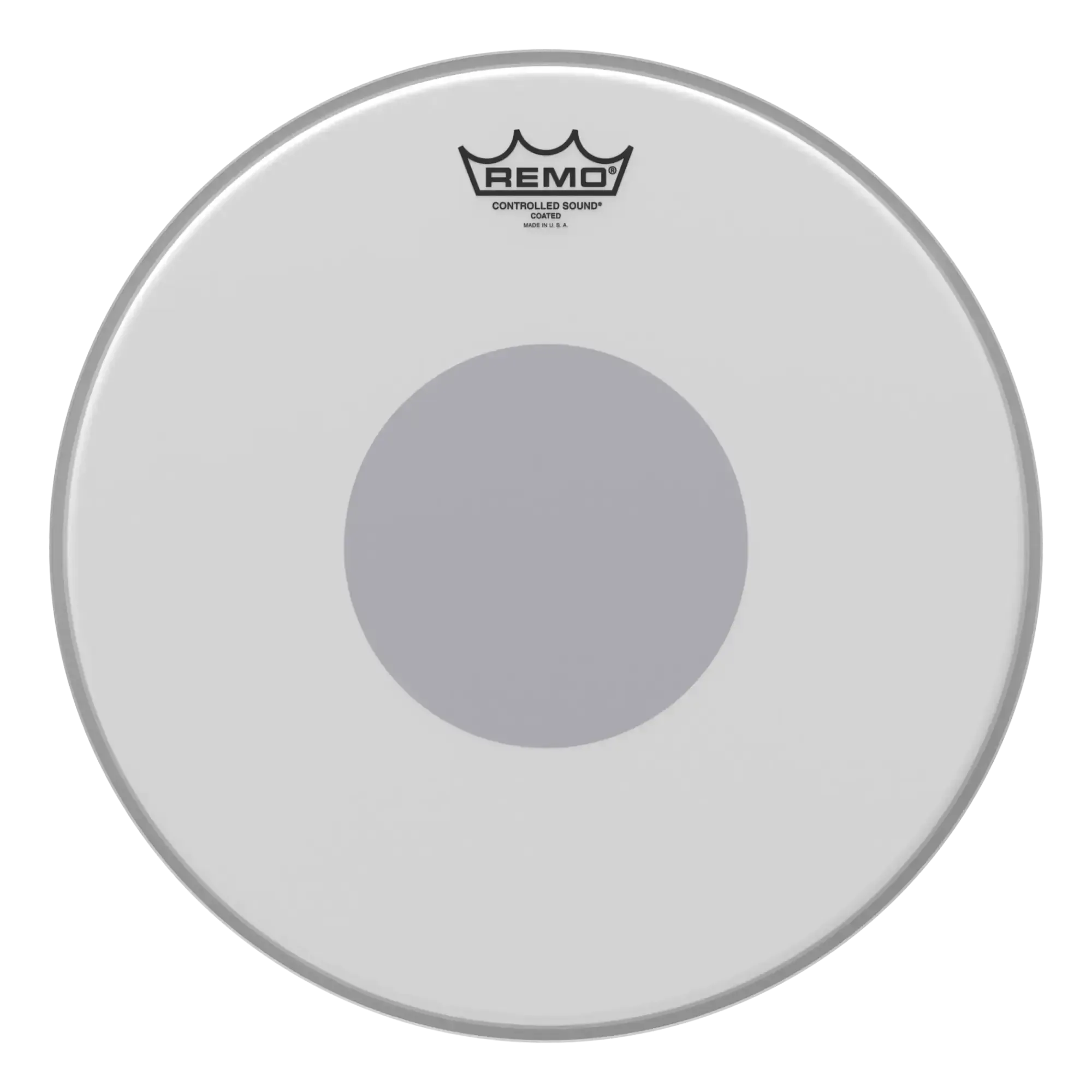 Пластик для барабана Remo 14" Controlled Sound Coated Black Dot