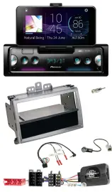 Pioneer USB Lenkrad Bluetooth DAB Autoradio für Hyundai i20 ISO 2009-2011 silber