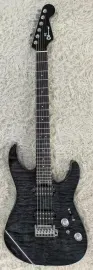 Charvel Pro-Mod Plus Dinky DK24 HH E QM Midnight Ocean Electric Guitar w/Bag