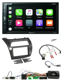 Pioneer DVD 2DIN Lenkrad DAB Bluetooth USB Autoradio für Honda Civic 2006-2012