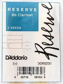 Трость для кларнета Bb Rico Reserve DCR0220