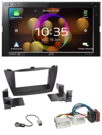 JVC DAB MP3 2DIN Bluetooth USB Autoradio für Hyundai Tucson 2010-2015