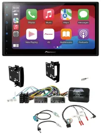 Pioneer DAB USB Lenkrad Bluetooth 2DIN Autoradio für Chrysler Dodge Jeep