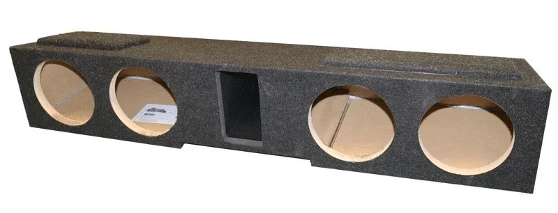 Atrend U-8CPQV Empty Quad 8" Vented Subwoofer Enclosure