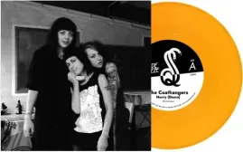 Виниловая пластинка The Coathangers – Hurry (Demo) B/W Drifter (Demo), оранжевая (Релиз 2025)