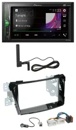 Pioneer MP3 DAB AUX 2DIN Bluetooth Autoradio für Hyundai i40 VF ab 11 Klavierlac