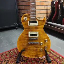 Электрогитара Harley Benton SC-550 HH Paradise Amber Flame Deluxe Series Vietnam 2010s