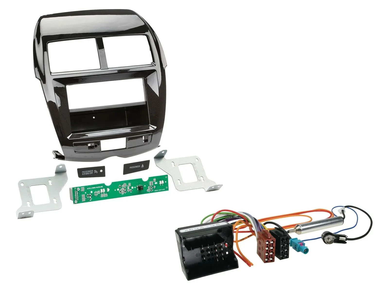 Radioeinbauset DIN Autoradio für Citroen C4 Aircross Mitsubishi ASX Peugeot 4008