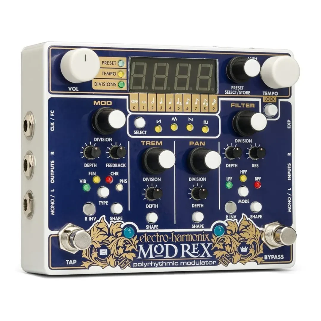 Б/У Педаль эффектов для электрогитары Electro-Harmonix Mod Rex с 4 модуляциями