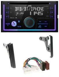 JVC MP3 USB 2DIN DAB Bluetooth CD Autoradio für Toyota 4Runner 03-09 Echo 00-05